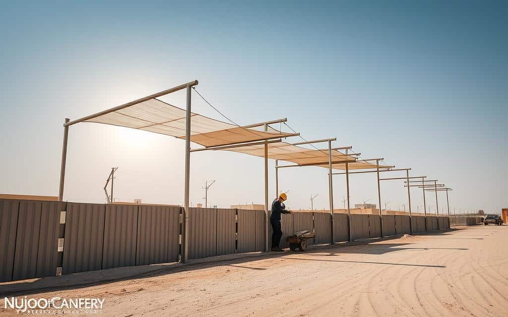 تركيب مظلات وسواتر بالأحساء | تصاميم عصرية وحماية متينة للفلل