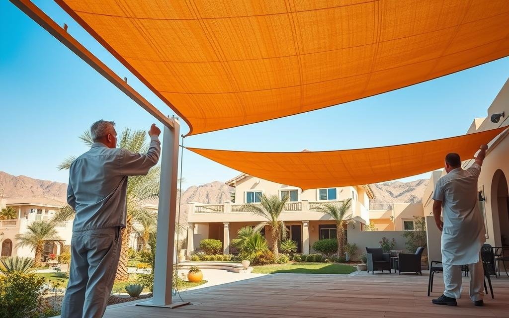 مظلات وسواتر البصيرة الاحساء