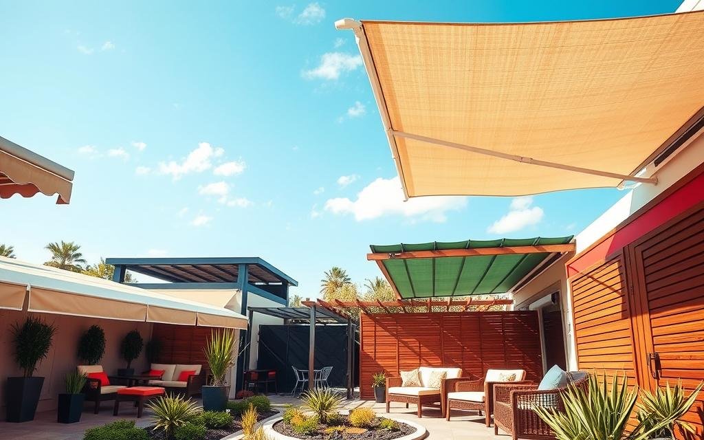 مظلات وسواتر الرقيقة الاحساء